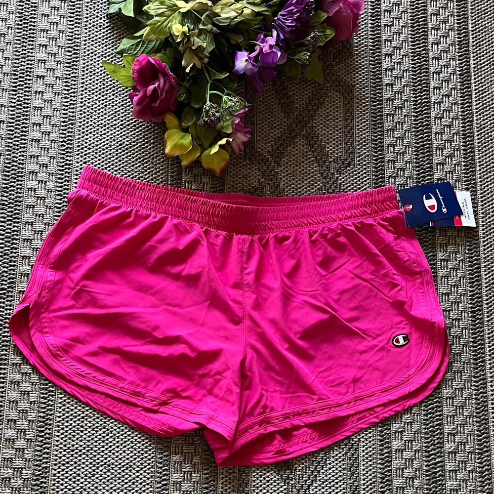 Champion Women's Bright Pink Athletic Shorts Size XL